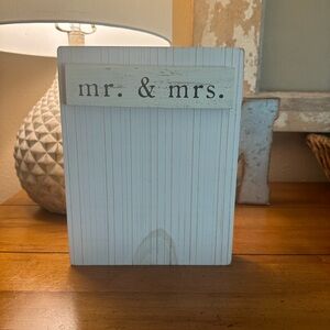 Mud Pie Magnetic Mr. & Mrs. Frame 7x9